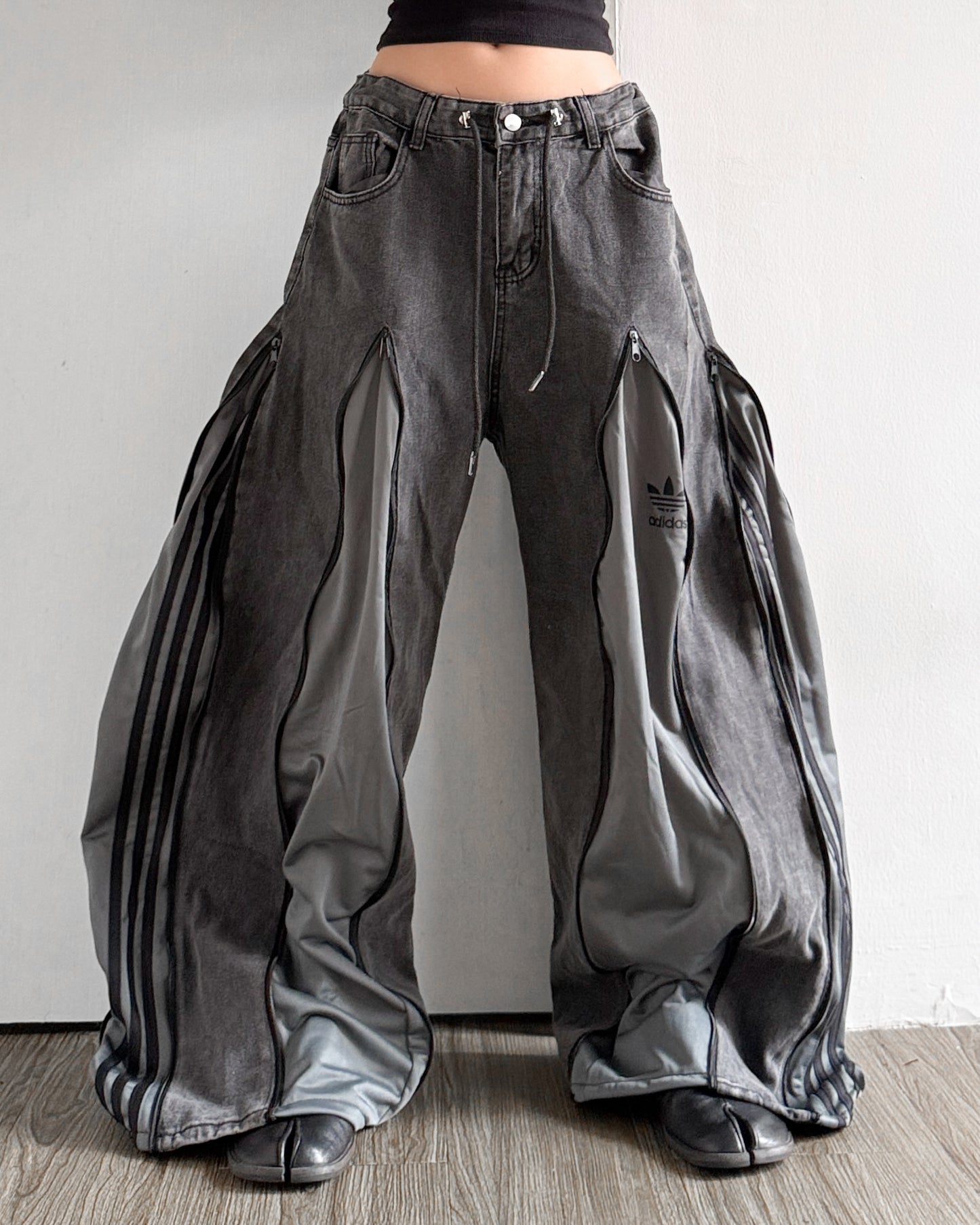 [BIG SIZE] Zipper Pants 0258