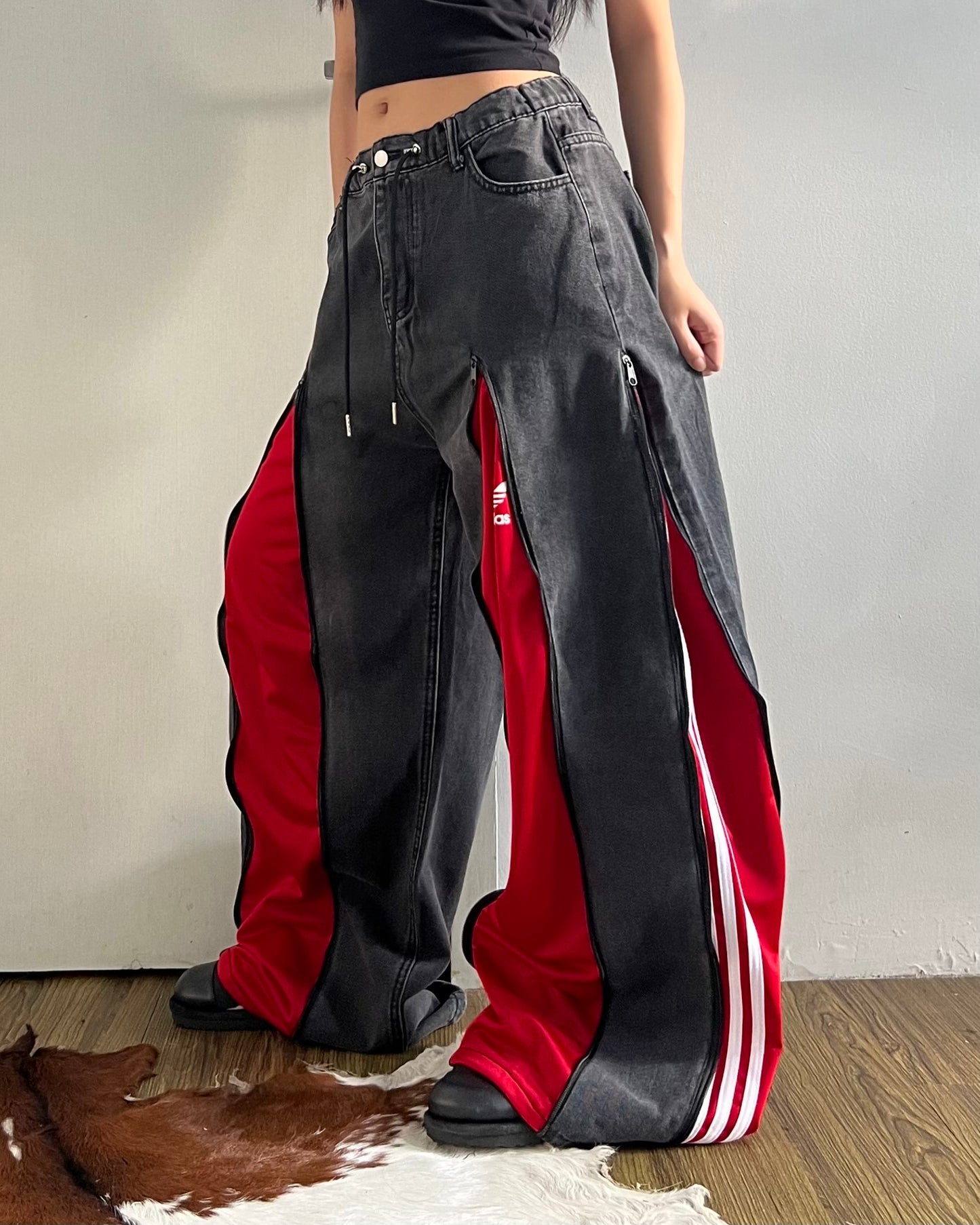 [BIG SIZE] Zipper Pants 0150