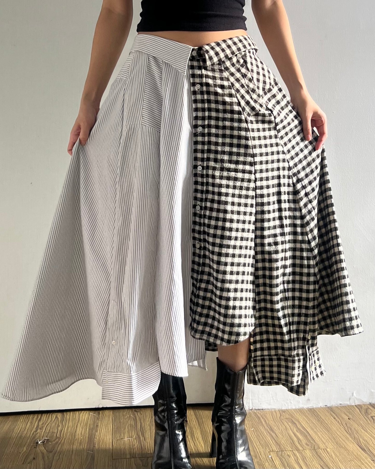 Button-up Maxi Skirt 029