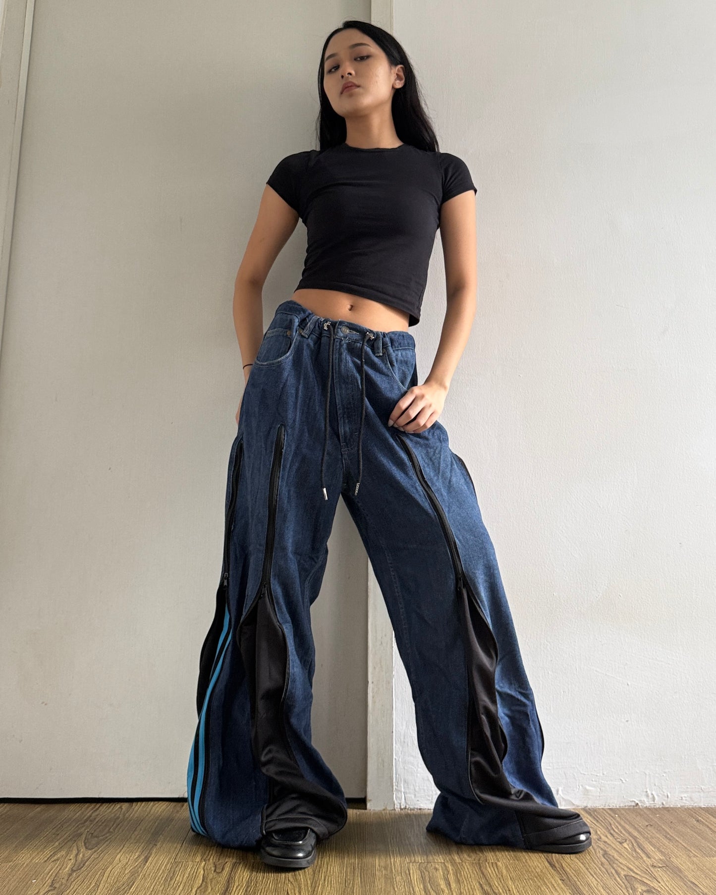 [BIG SIZE] Zipper Pants 0268