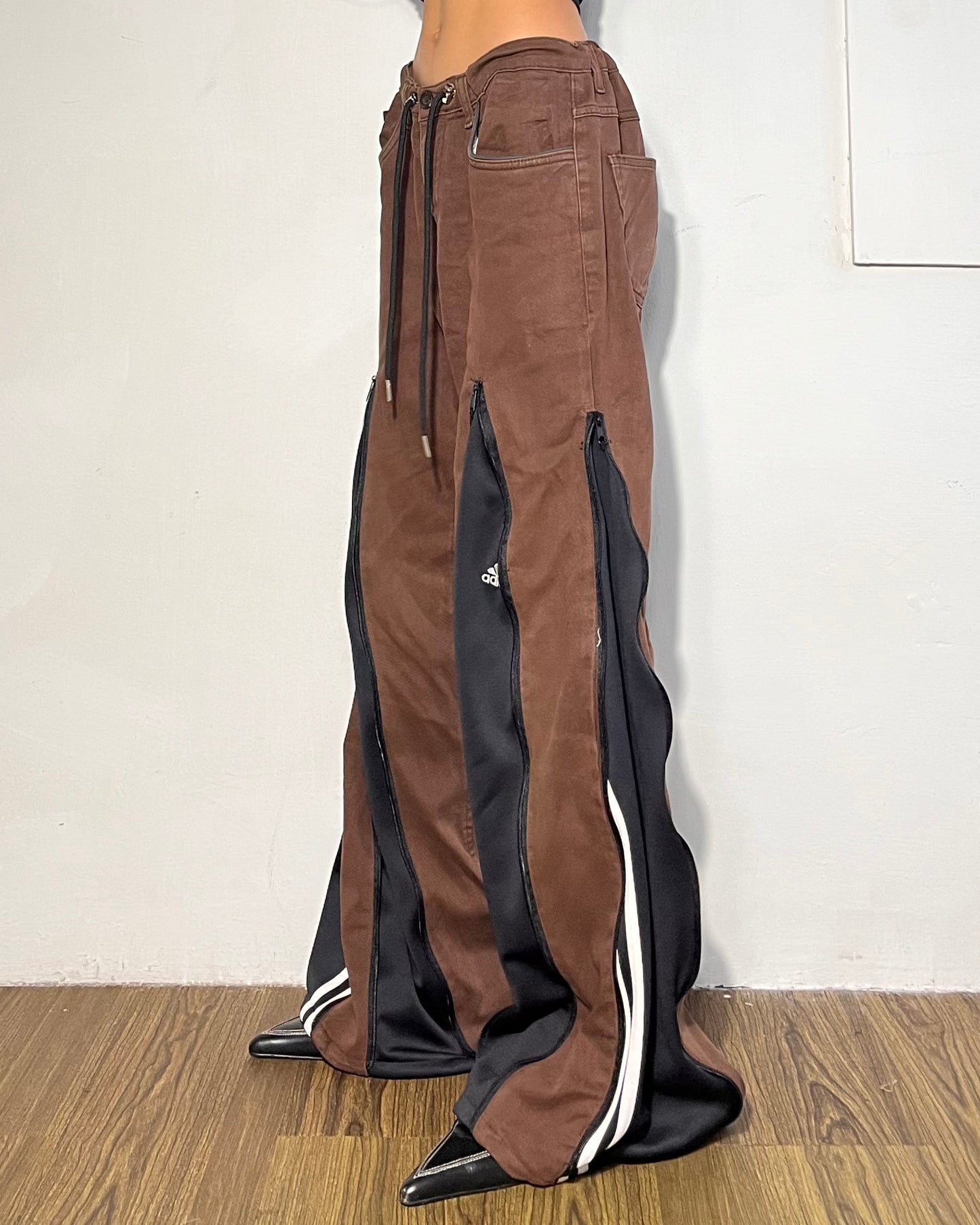 [BIG SIZE] Zipper Pants 037