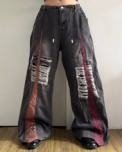 [BIG SIZE] Tie Pants 003