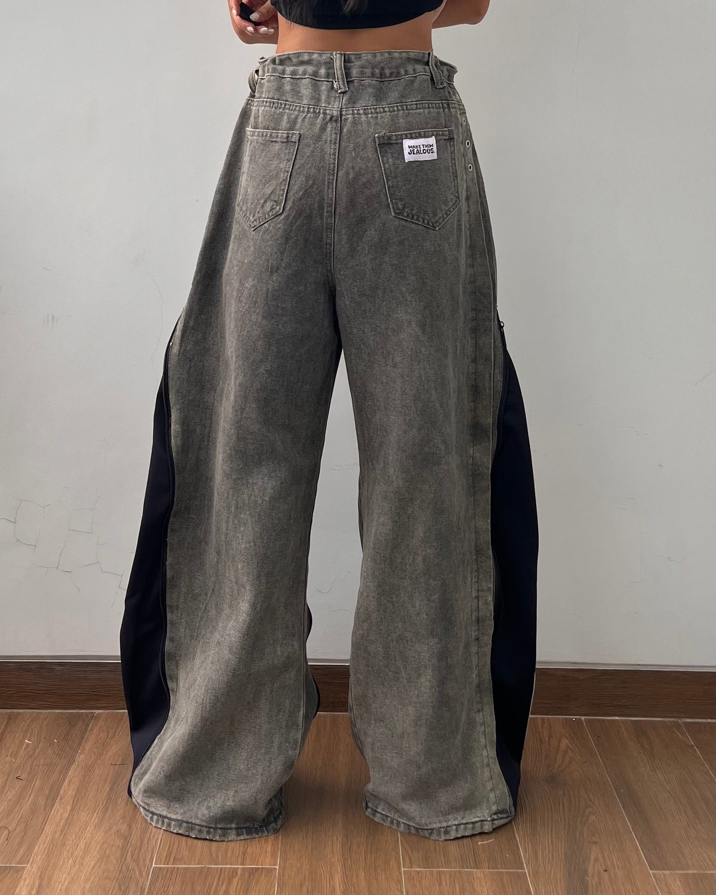 [BIG SIZE] Zipper Pants 011