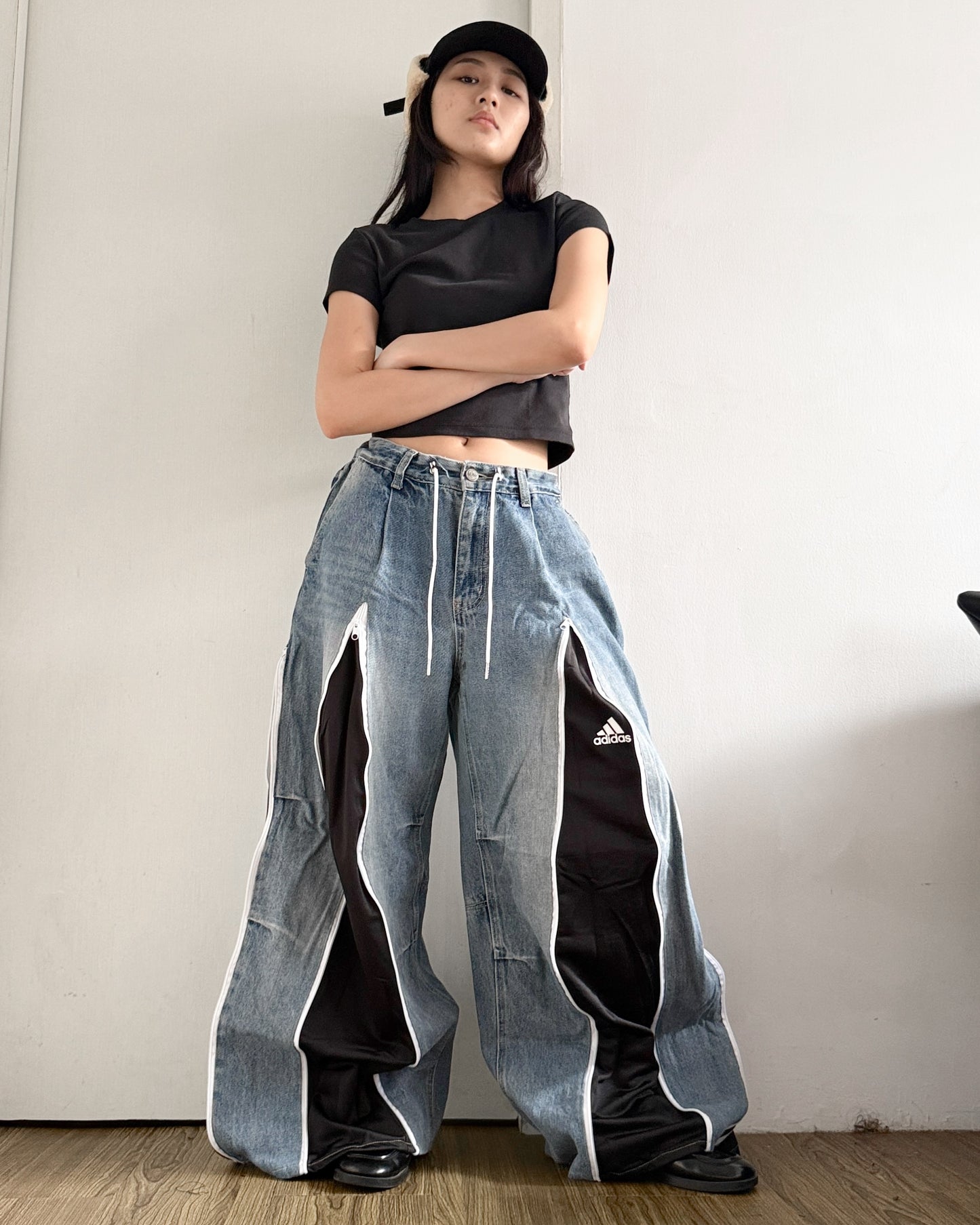 [BIG SIZE] Zipper Pants 0295