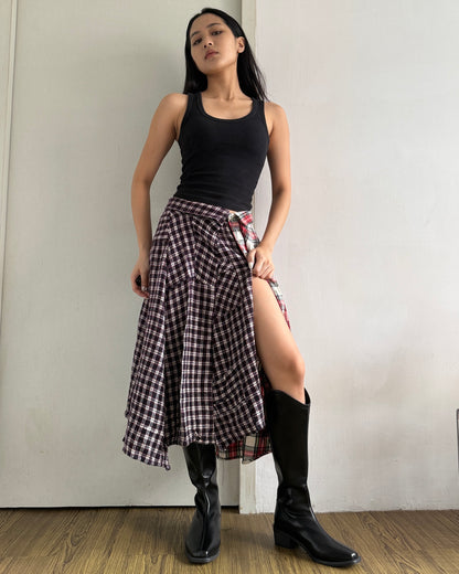 Button-Up Maxi Skirt 056