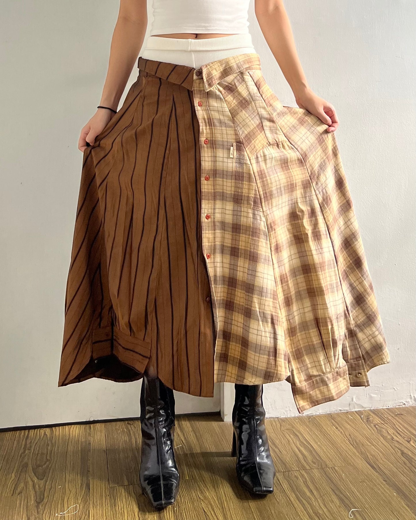 Button-up Maxi Skirt 020