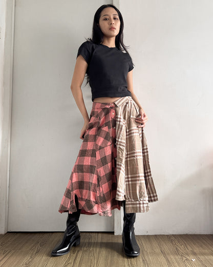 Button-Up Maxi Skirt 063