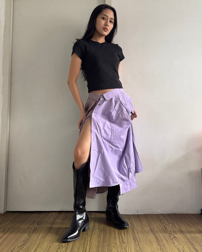 Button-up Maxi Skirt 064