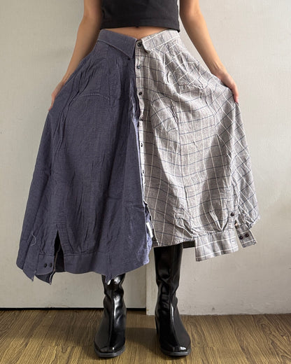 Button-up Maxi Skirt 068