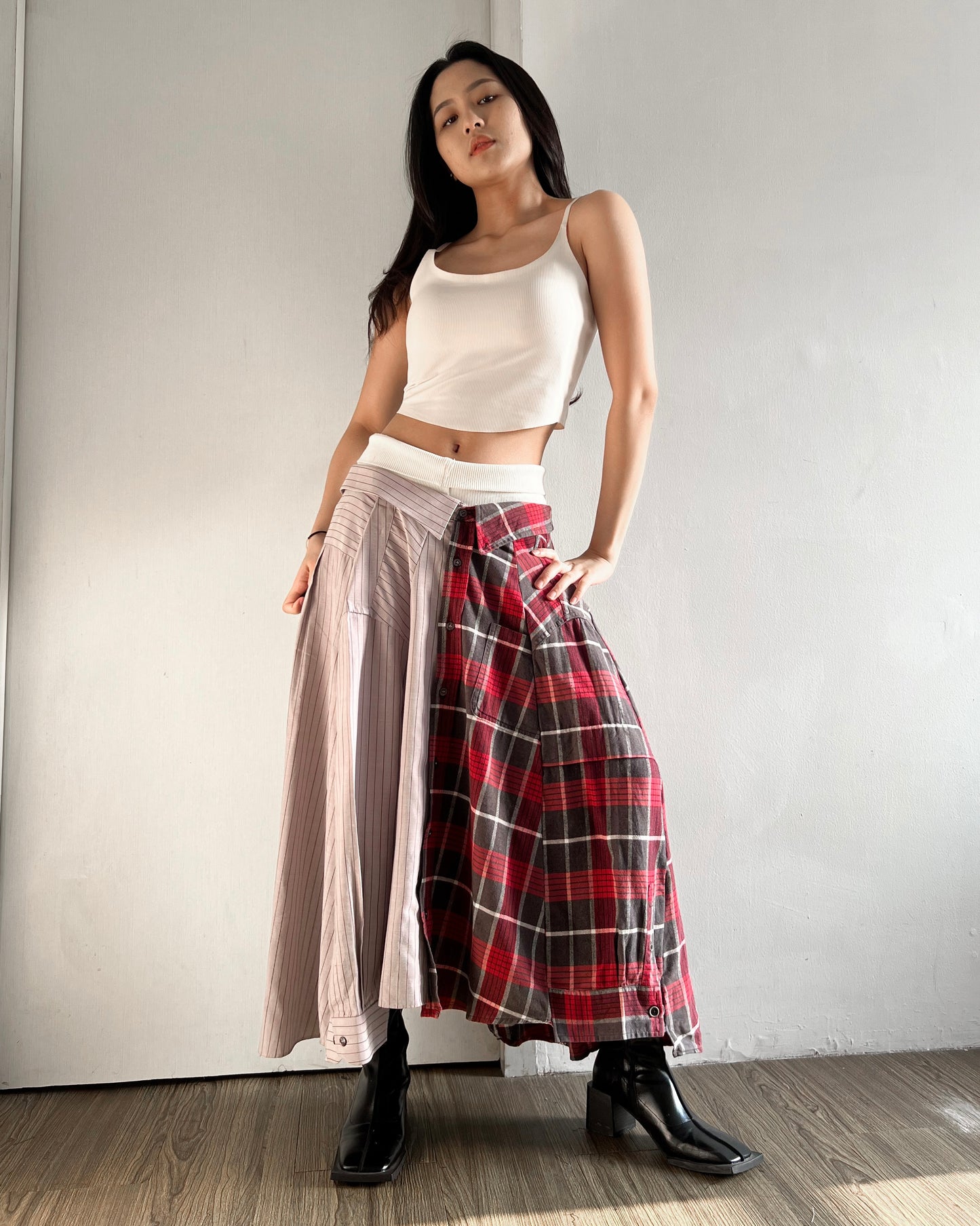 Button-up Maxi Skirt 030
