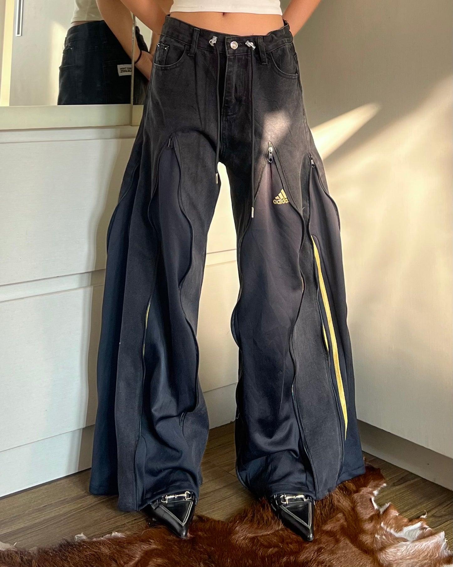 [BIG SIZE] Zipper Pants 0103
