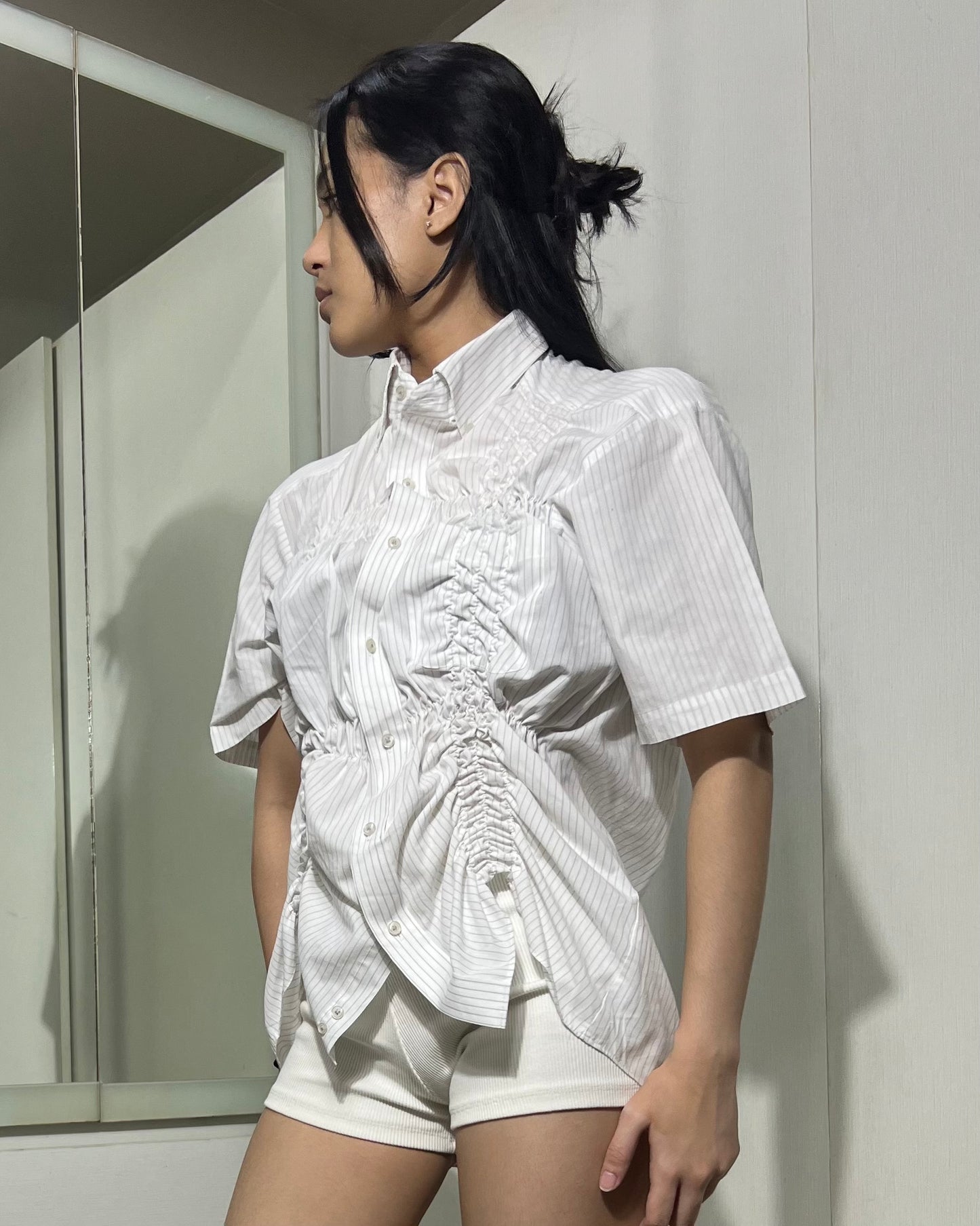 Ruched Shirt 002