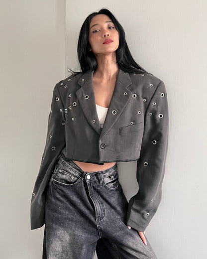 Eyelet Blazer 006