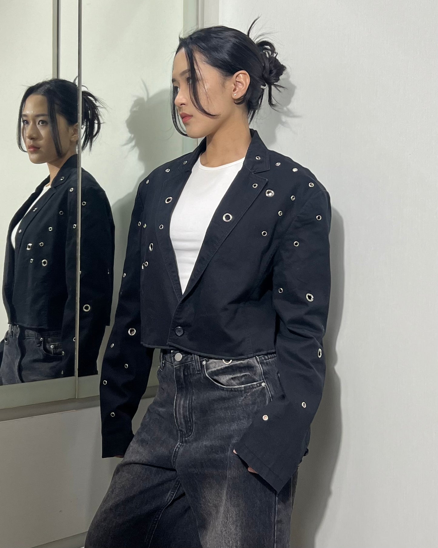 Eyelet Blazer 018