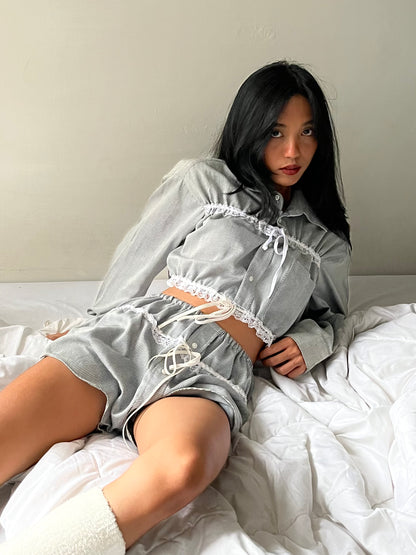 Lace-Trimmed Set 002