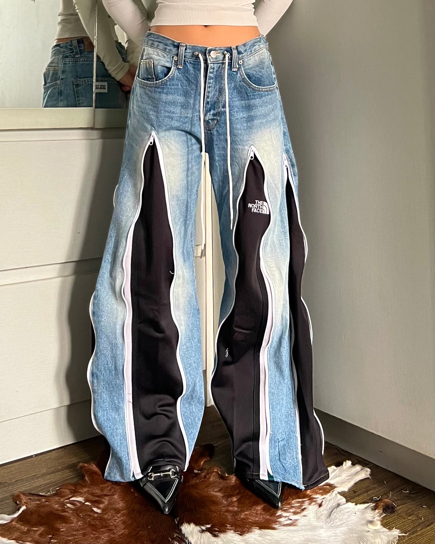 Zipper Pants 072