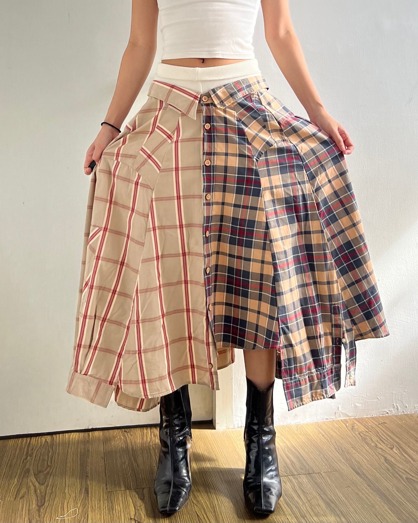 Button-up Maxi Skirt 022