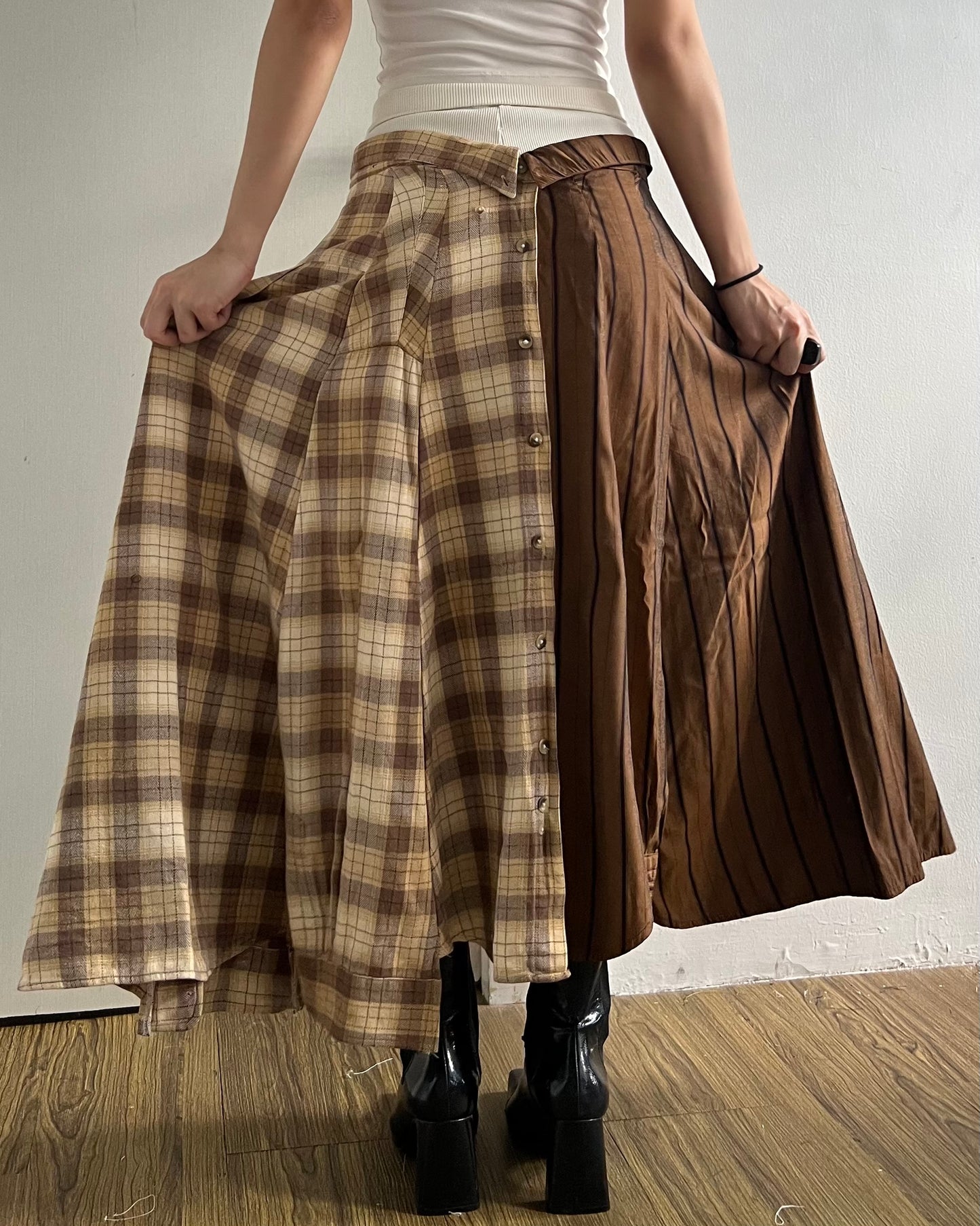 Button-up Maxi Skirt 020