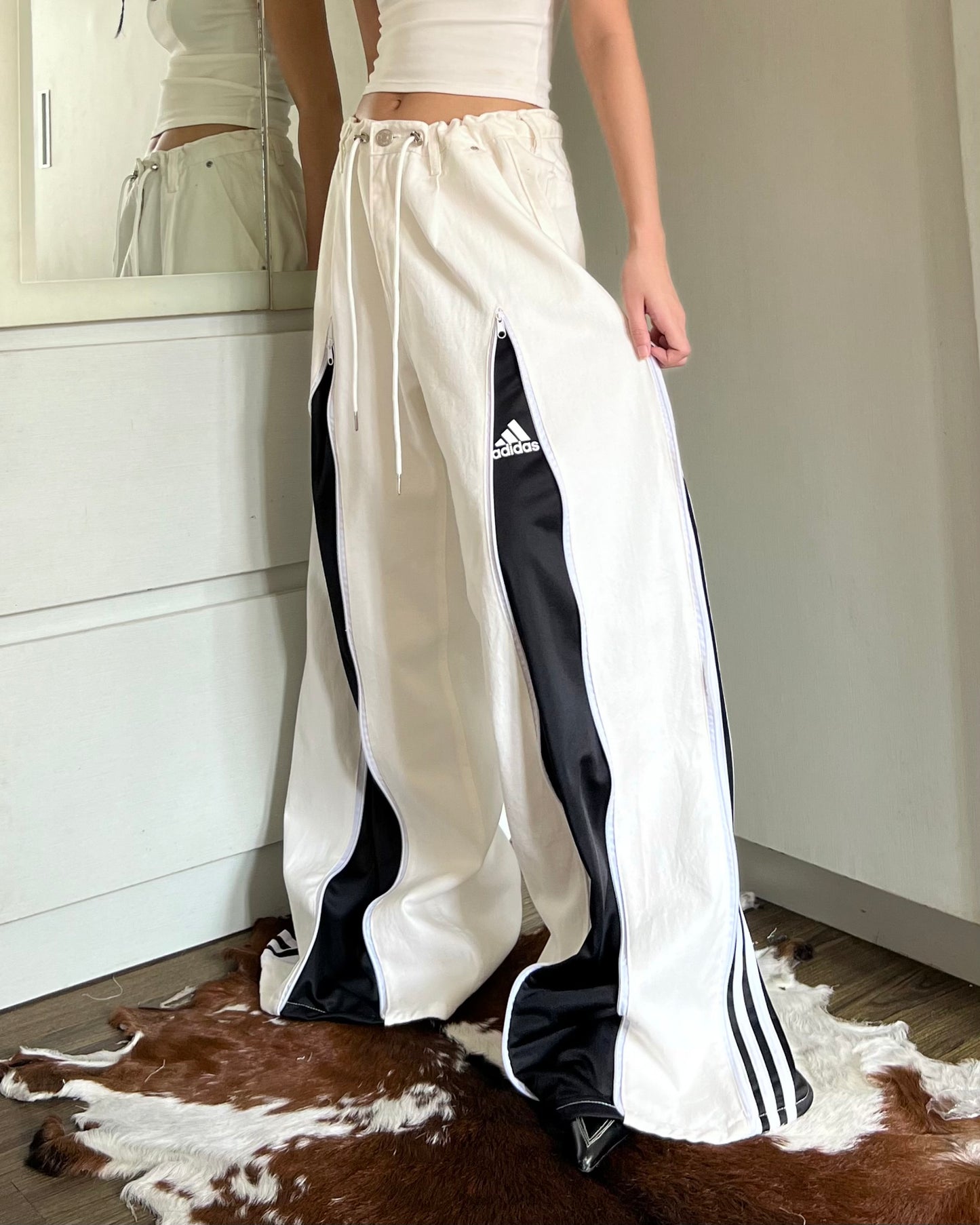 [BIG SIZE] Zipper Pants 044