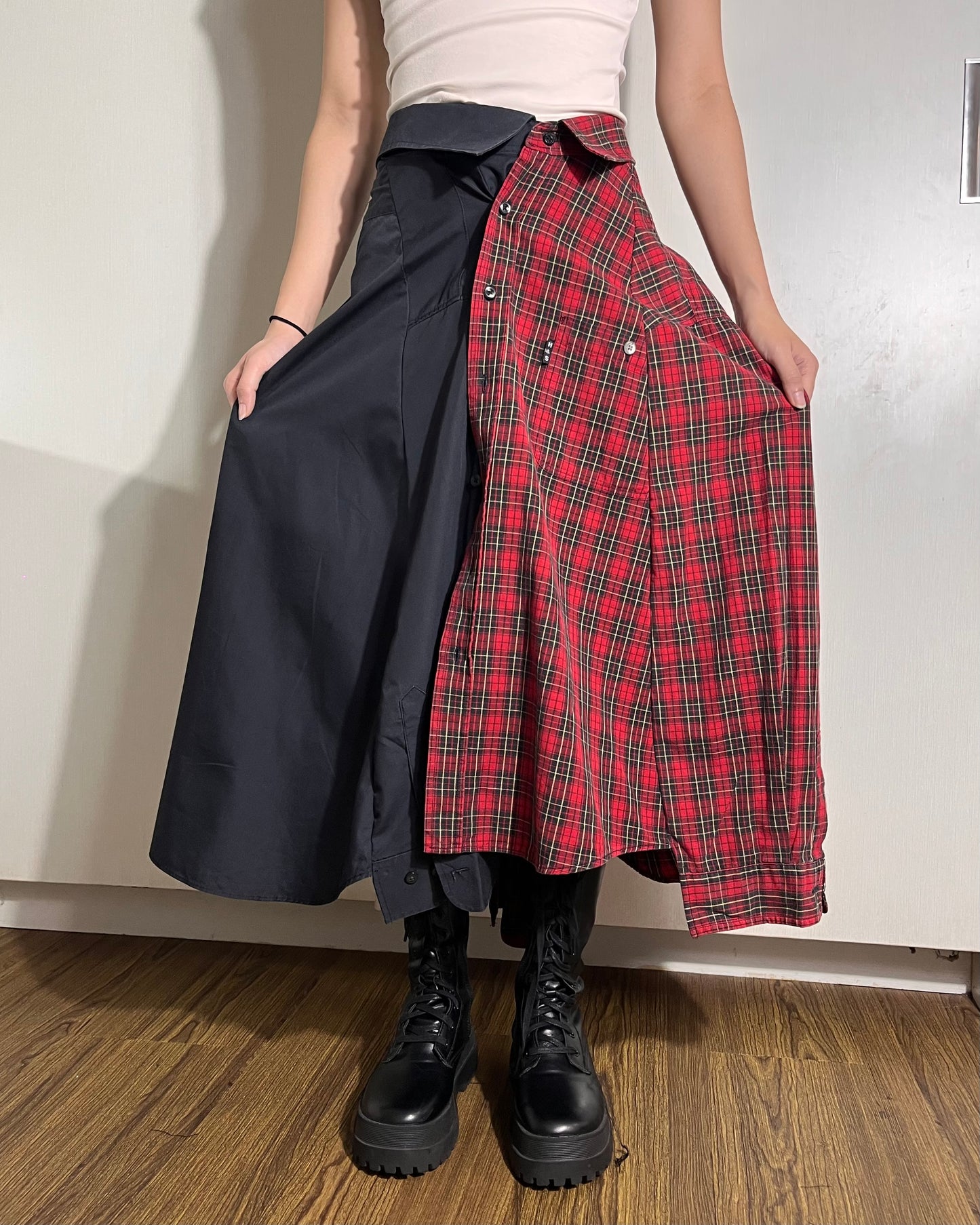 Button-up Maxi Skirt 008