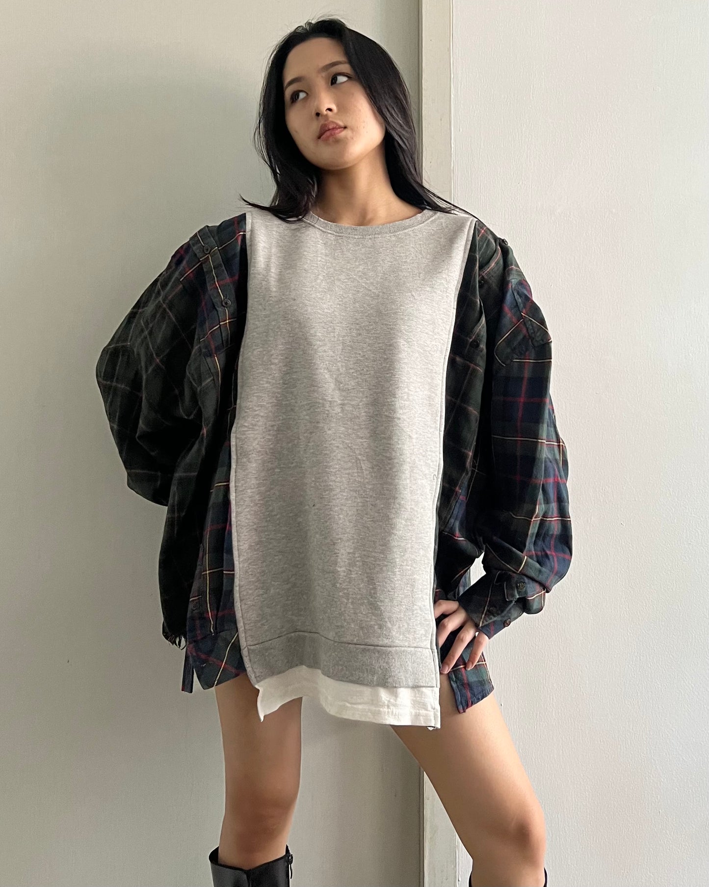 Flannel Sweater 056