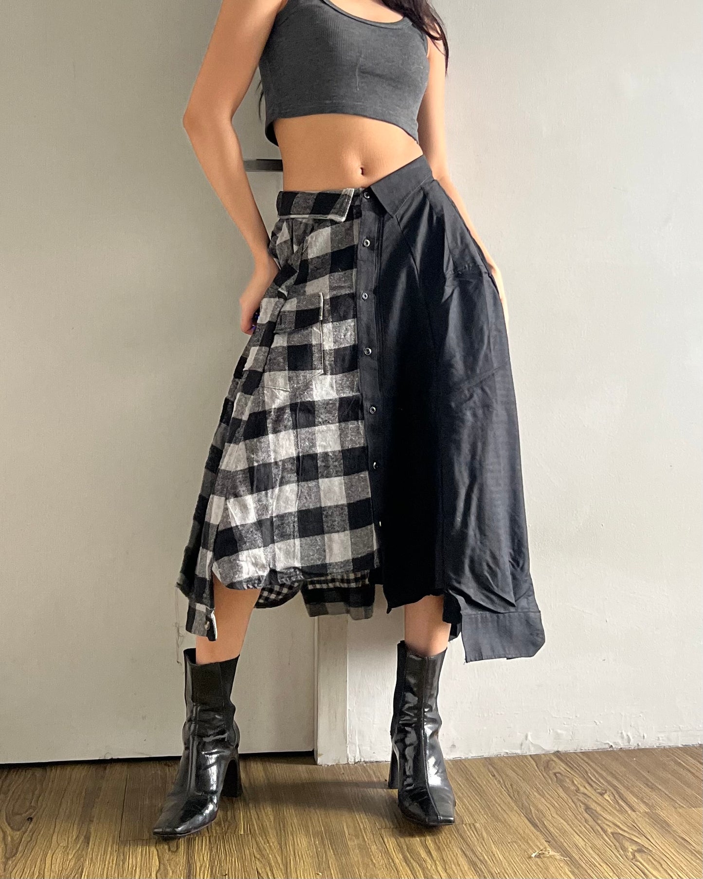 Button-up Maxi Skirt 039