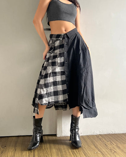 Button-up Maxi Skirt 039