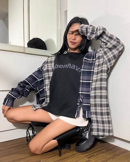 Deconstructed Flannel Shirt 005