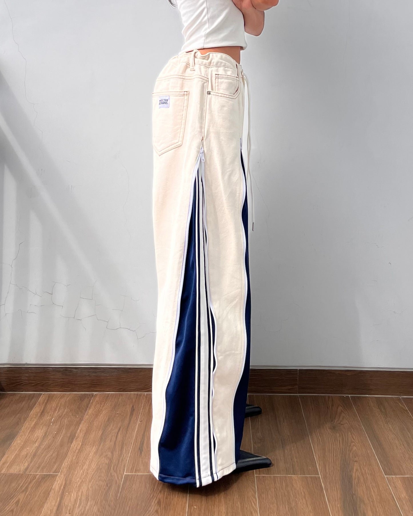 [BIG SIZE] Zipper Pants 017