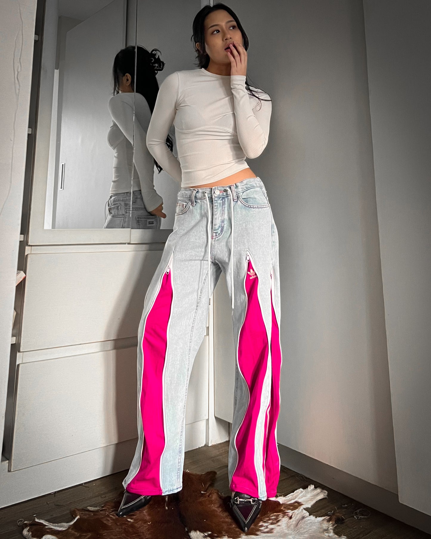 Zipper Pants 065