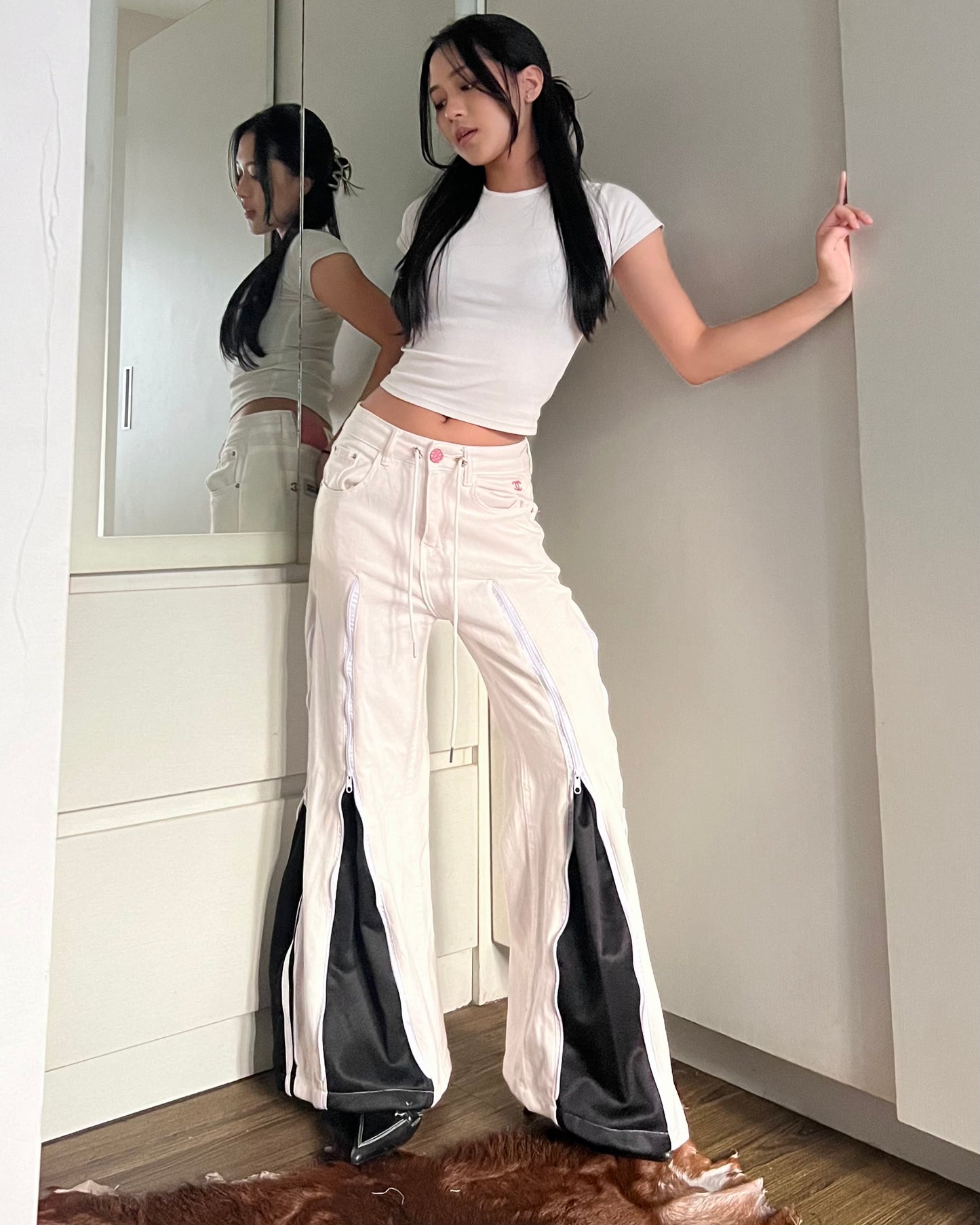 Zipper Pants 094