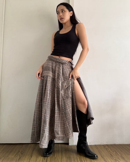 Button-up Maxi Skirt 060