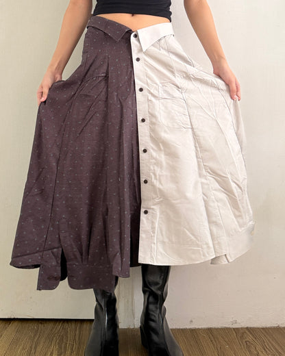 Button-up Maxi Skirt 073