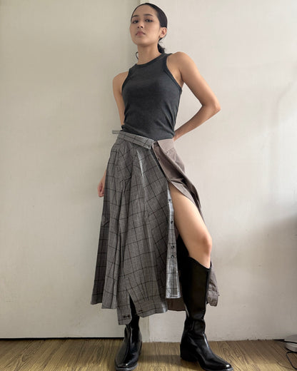 Button-up Maxi Skirt 077