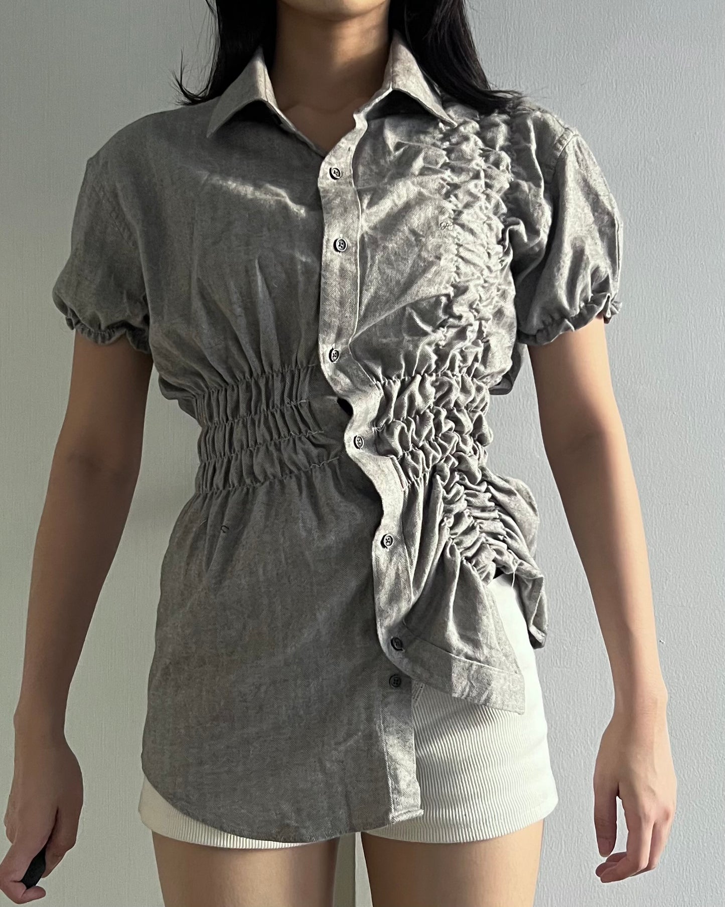 Ruched Shirt 010