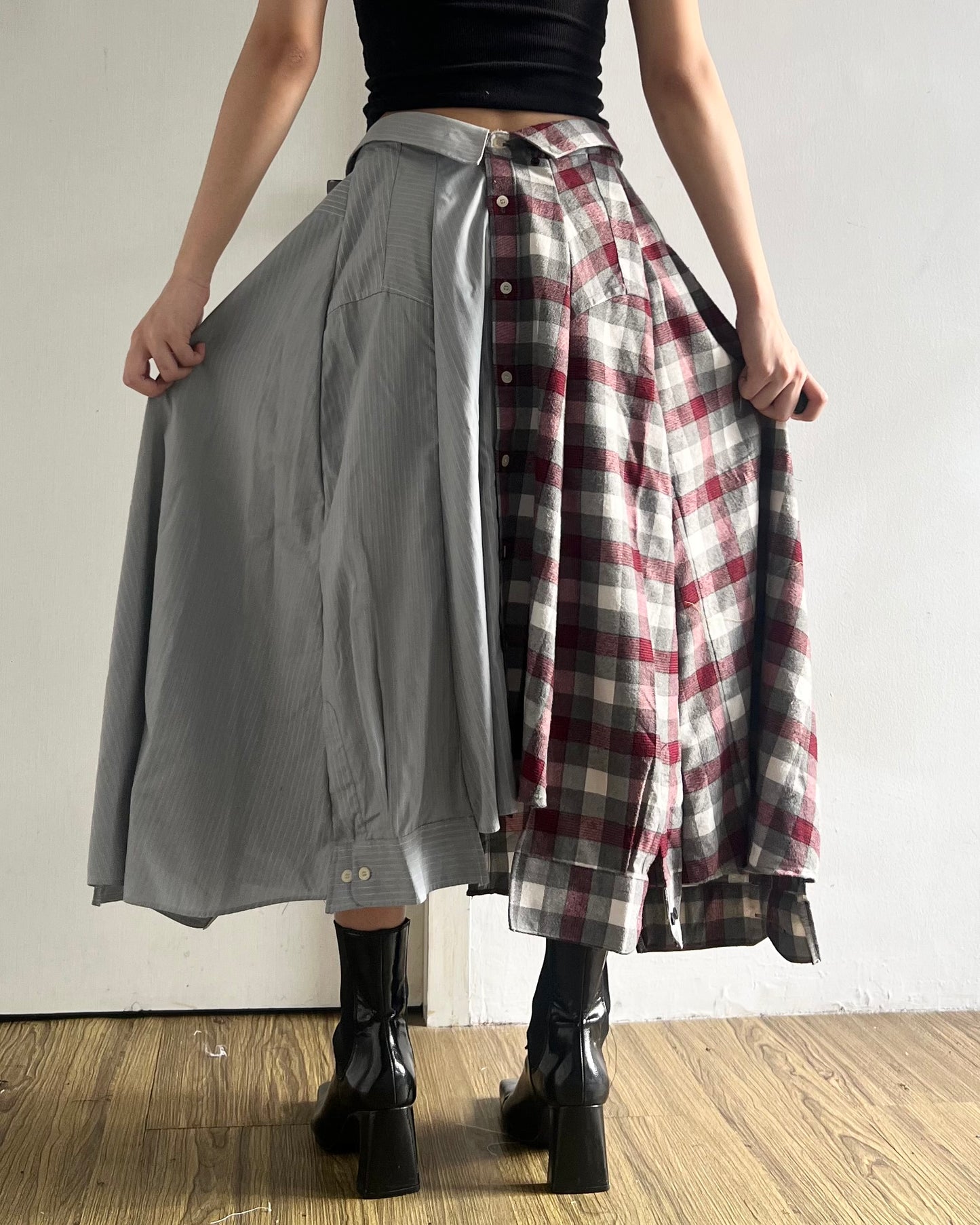 Button-up Maxi Skirt 027
