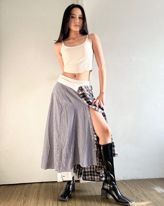 Button-up Maxi Skirt 032