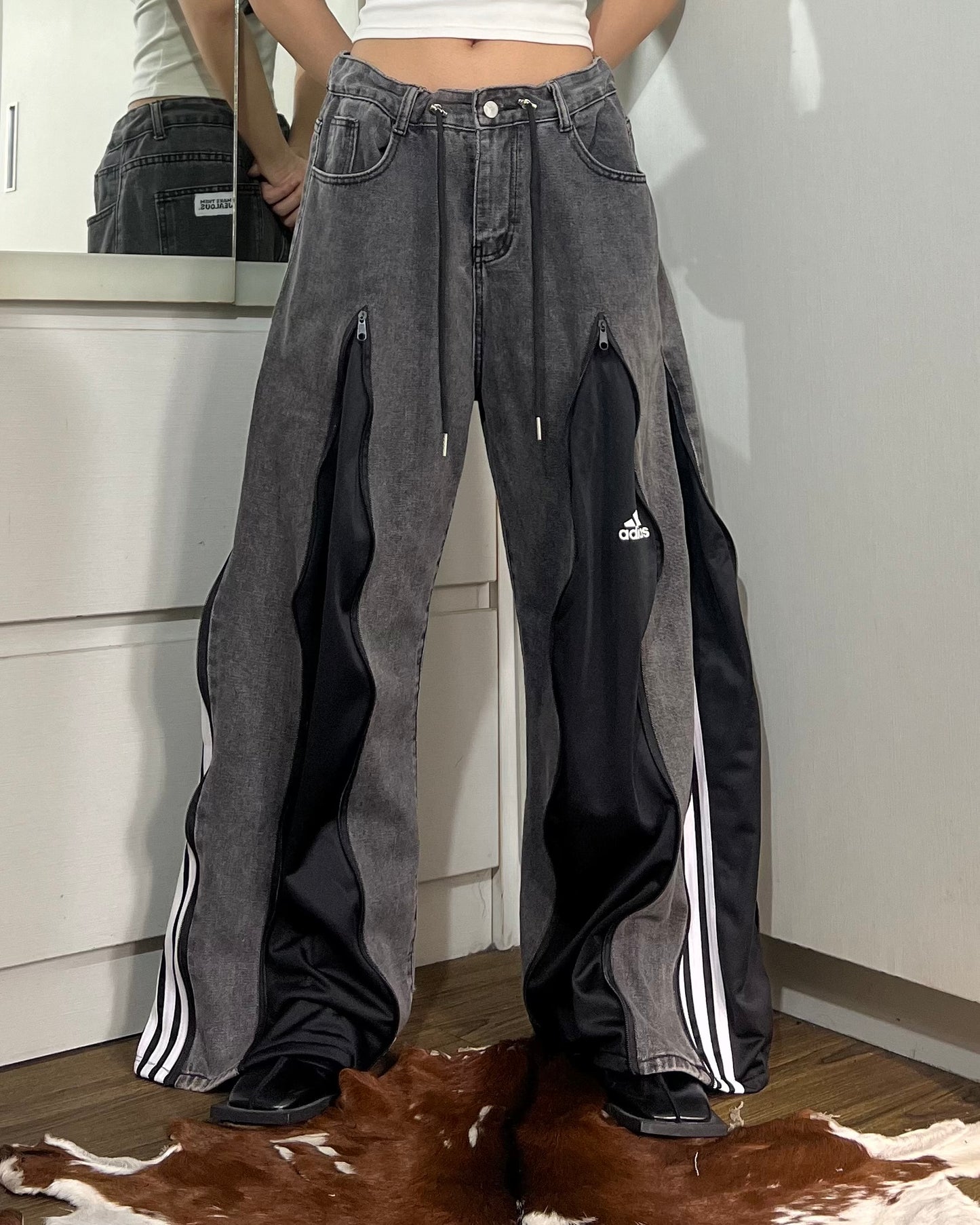 [BIG SIZE] Zipper Pants 0110