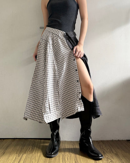 Button-up Maxi Skirt 081