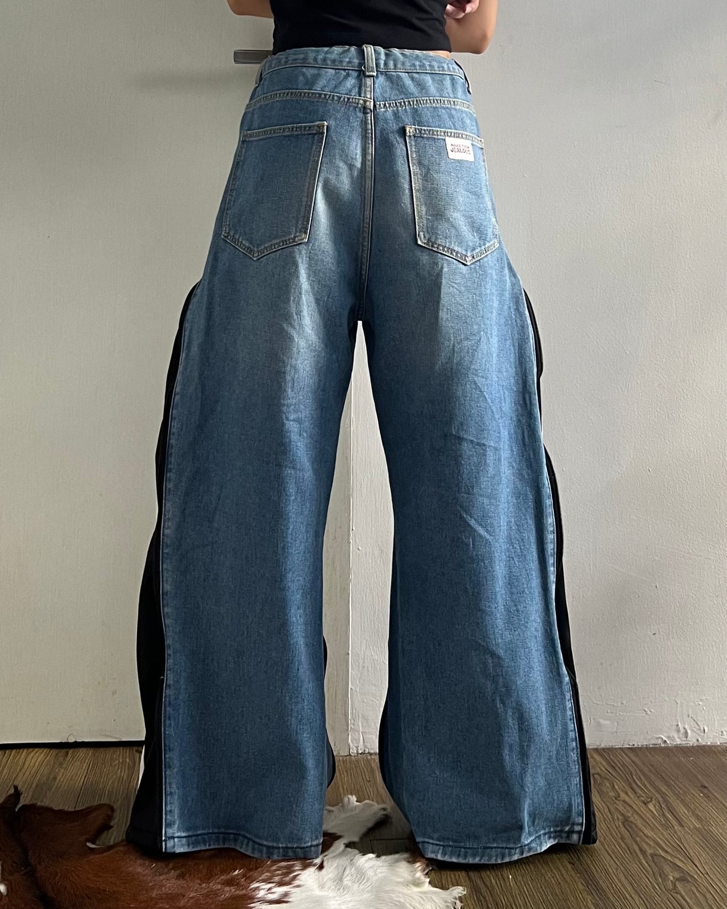 [BIG SIZE] Zipper Pants 0152