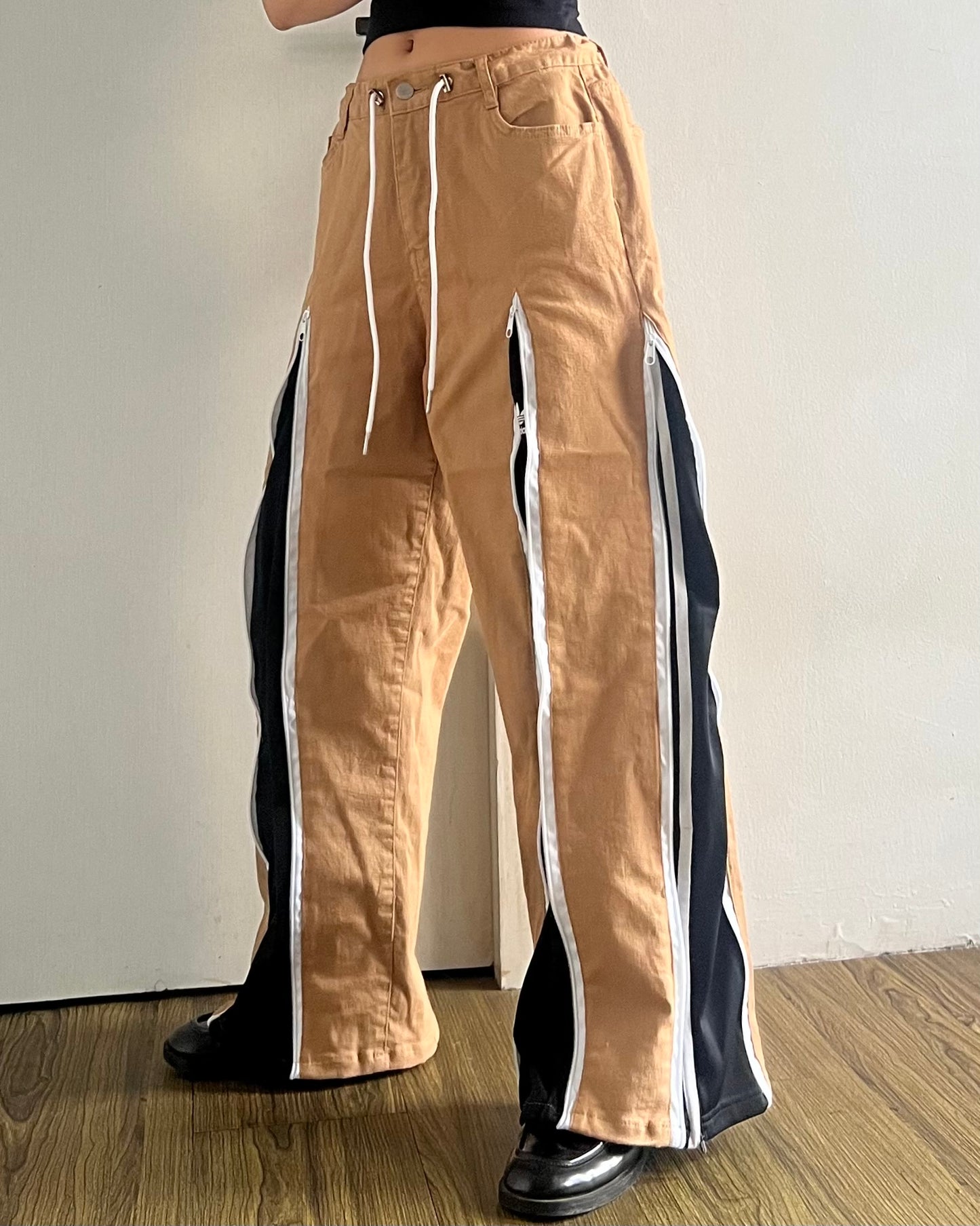 [BIG SIZE] Zipper Pants 0216
