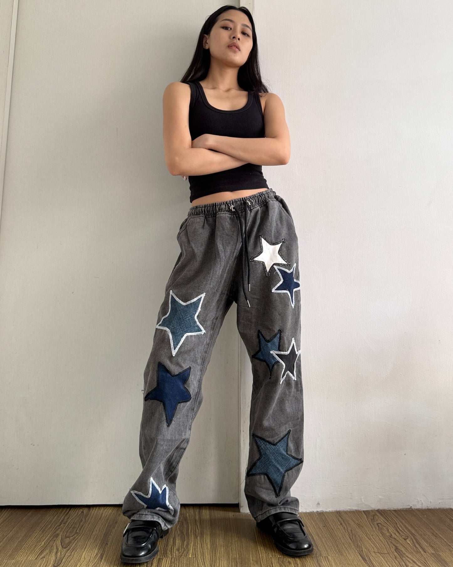 Star Patch Pants 002
