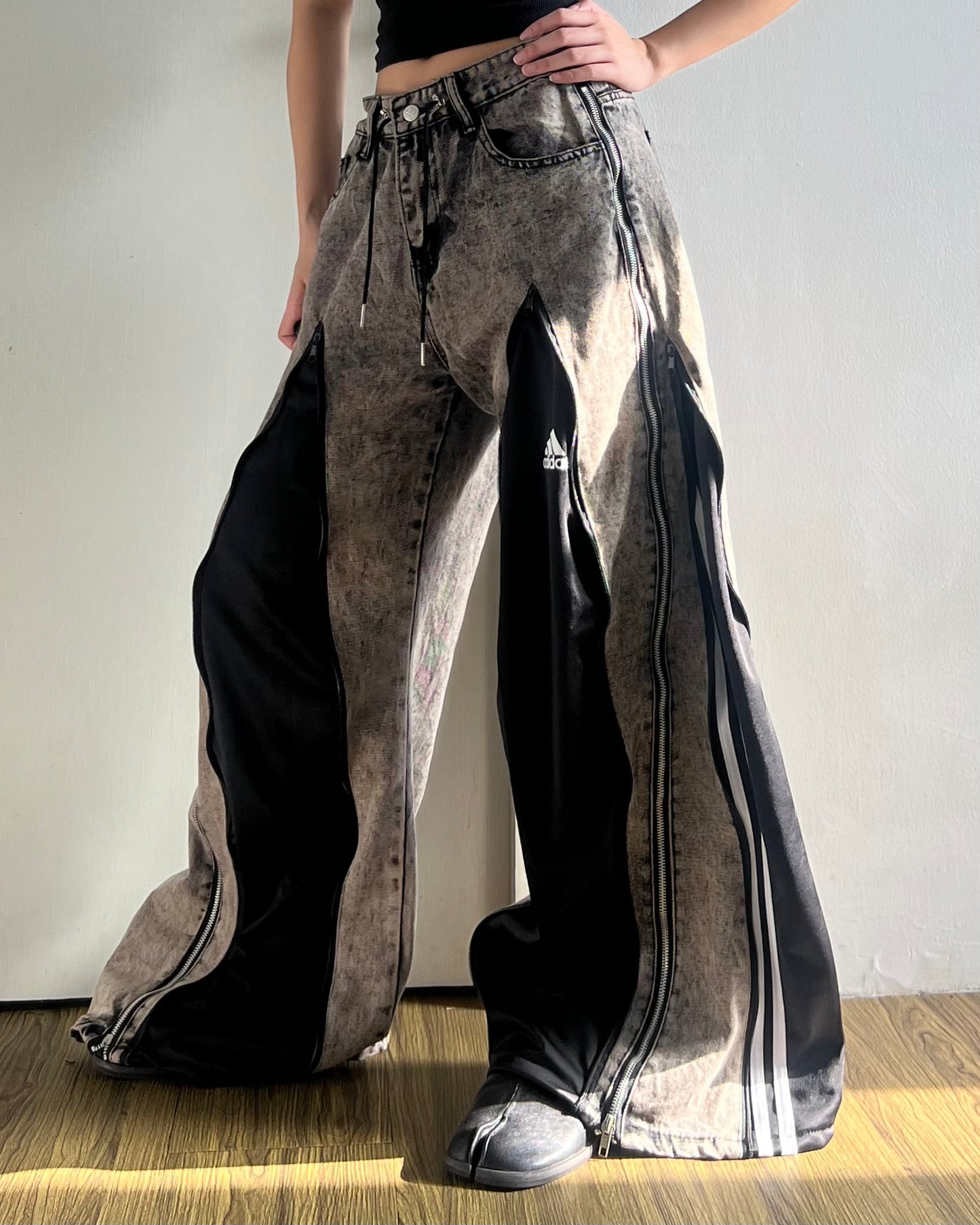 [BIG SIZE] Zipper Pants 0194
