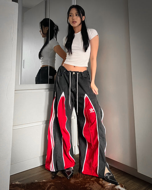 [BIG SIZE] Zipper Pants 097