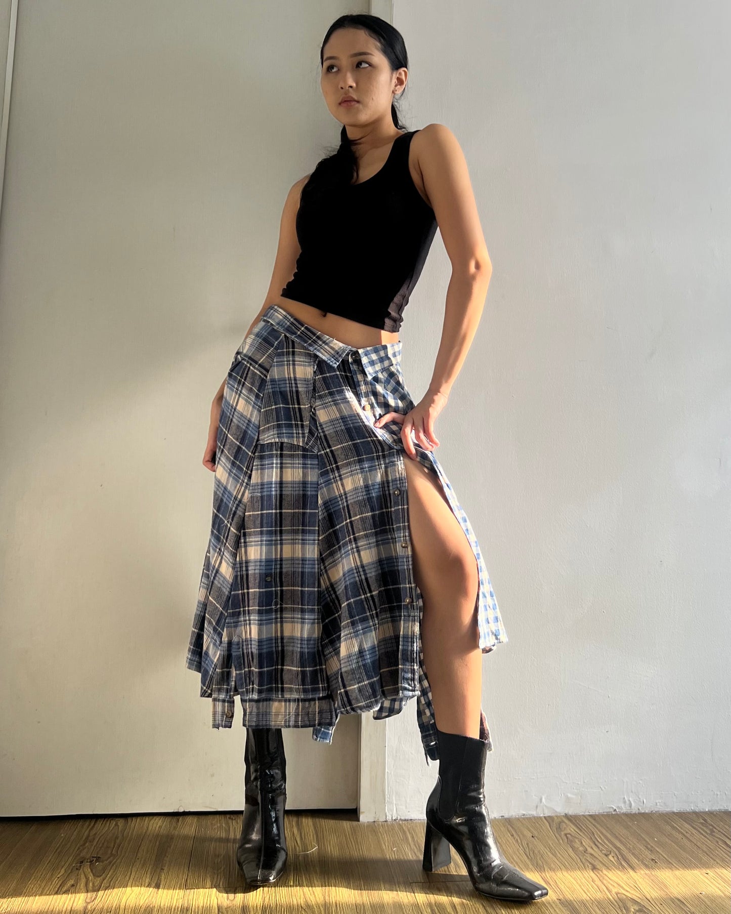 Button-up Maxi Skirt 025