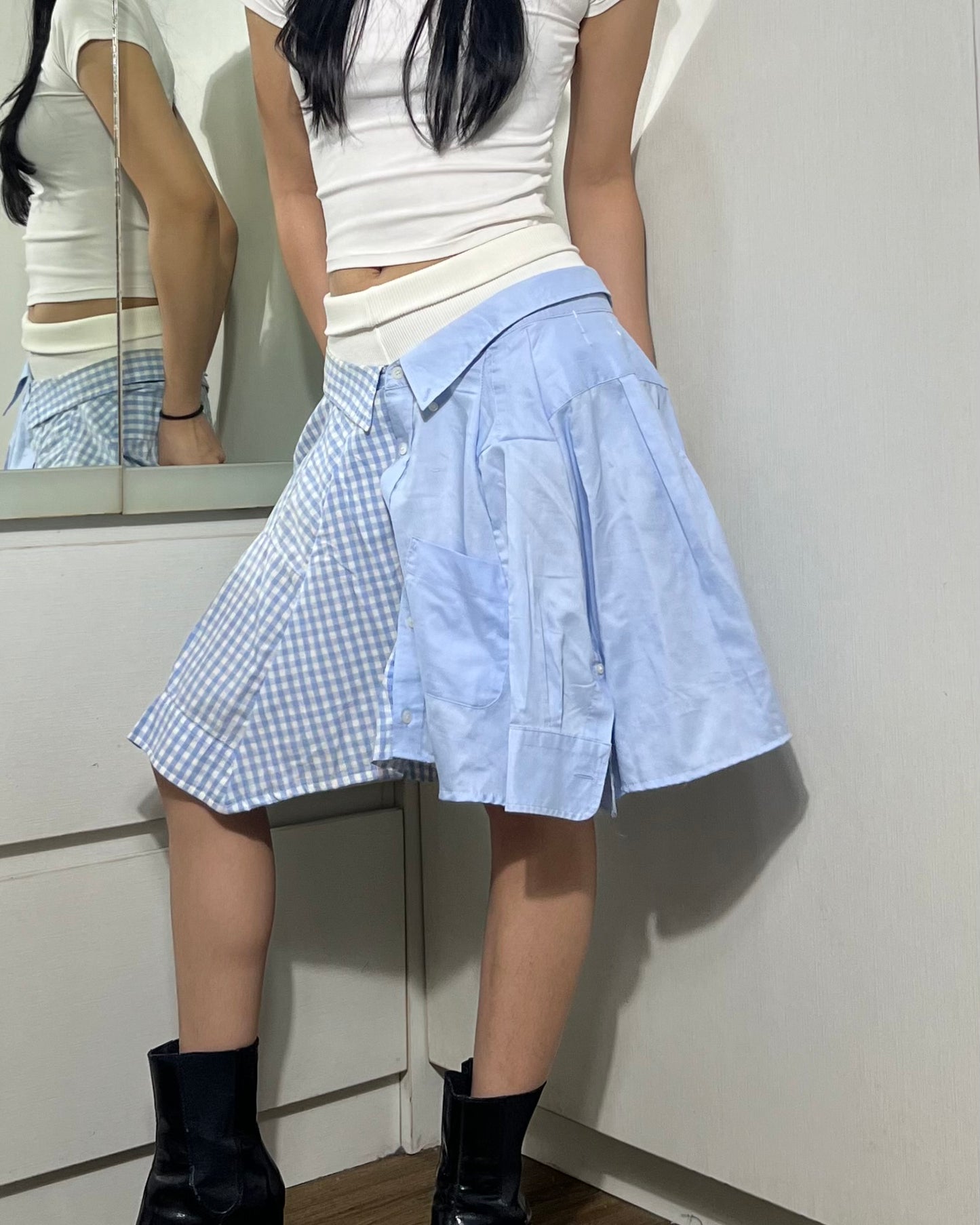 Button-up Skirt 002