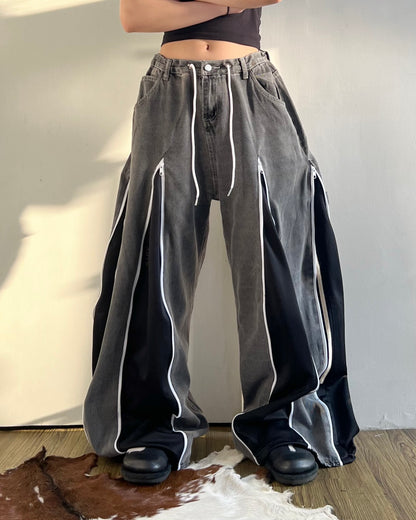 [BIG SIZE] Zipper Pants 0142