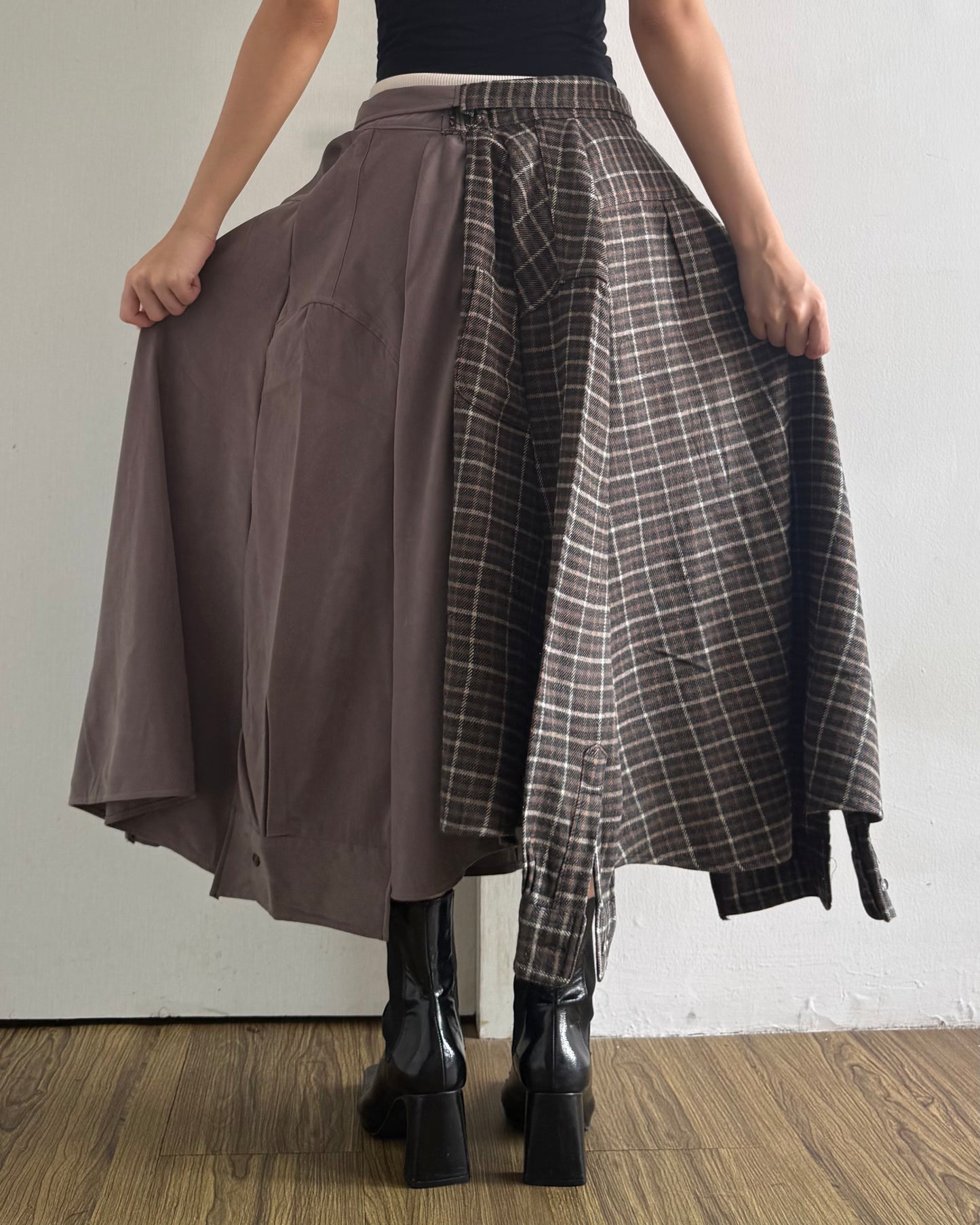 Button-up Maxi Skirt 041