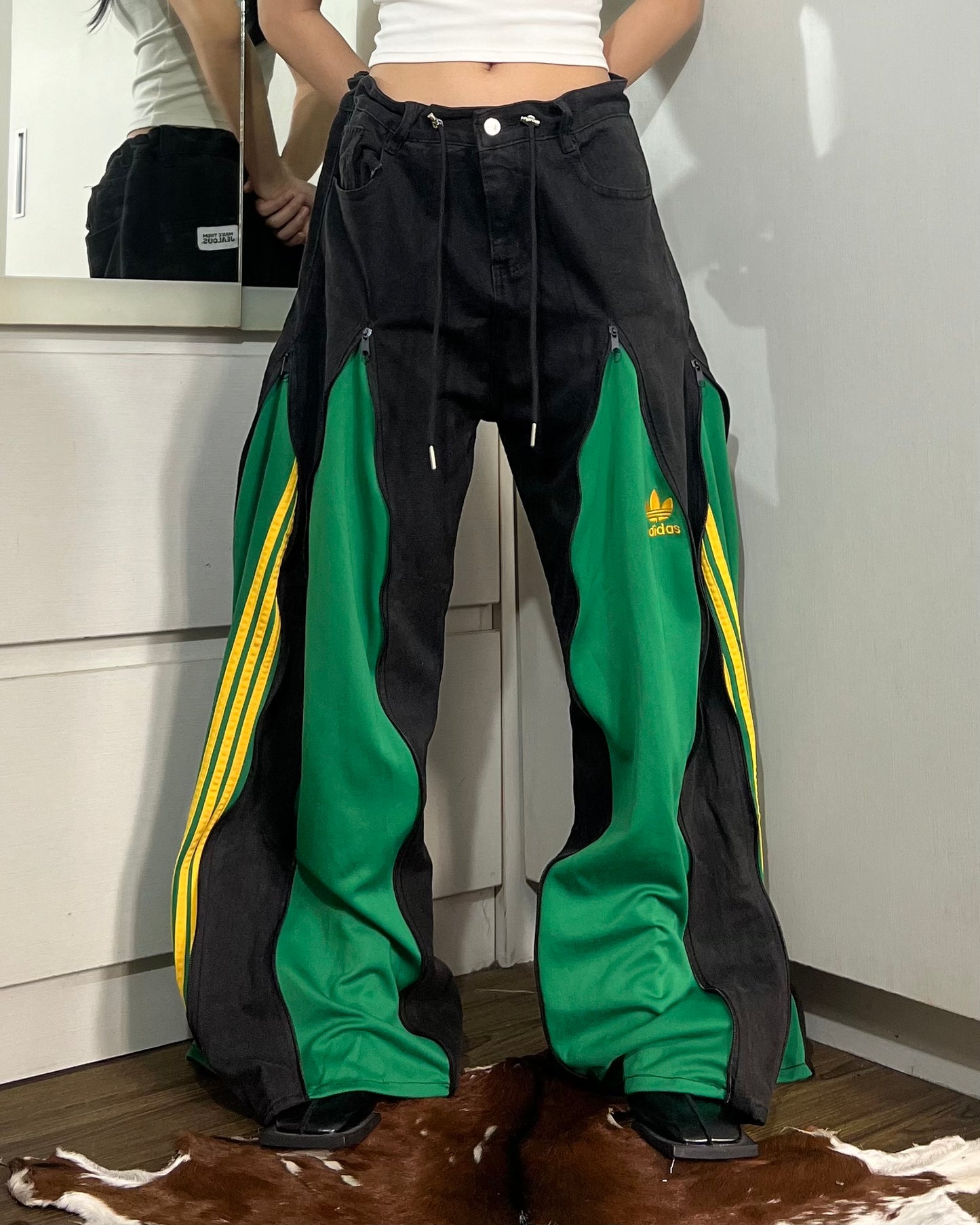 [BIG SIZE] Zipper Pants 0106