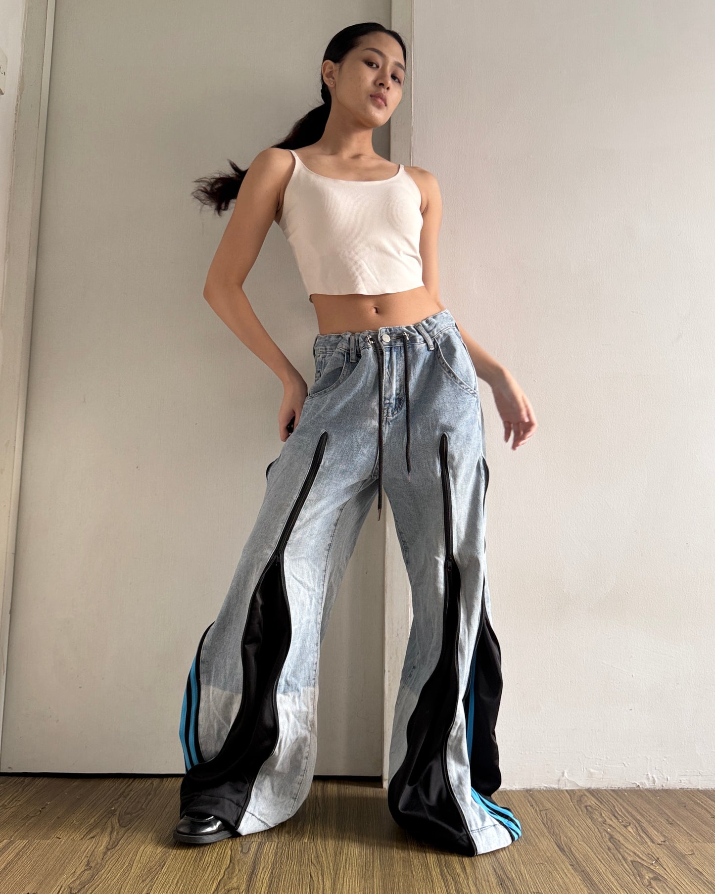 [BIG SIZE] Zipper Pants 0245